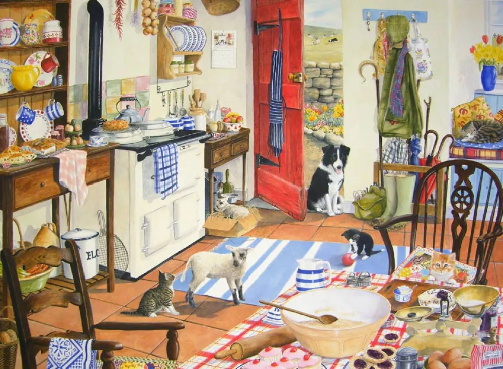 farmhouse_kitchen___piece_0.webp New Farmhouse Kitchen – 1000 Piece Jigsaw Puzzle Children's Wooden Puzzles