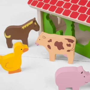 Sale Farmhouse Sorter Shape Sorter Toys | Activity Toys & Games