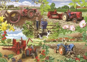 Outlet Farming Year – 1000 Piece Jigsaw Puzzle Children's Wooden Puzzles