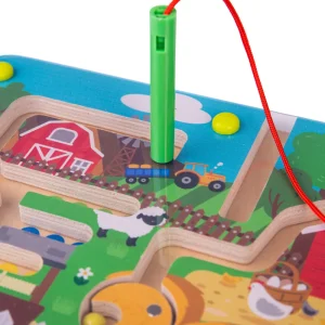 Best Farmyard Maze Puzzle Wooden Puzzles And Activity Toys | Activity Toys & Games