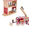 New Fire Station Bundle Kids Kids Toy Bundles | Wooden Toy Cars For Children