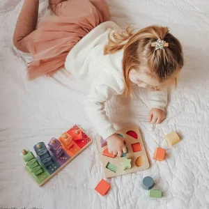 Best First Flower Stacker Wooden Puzzles And Activity Toys | Traditional Wooden Toys