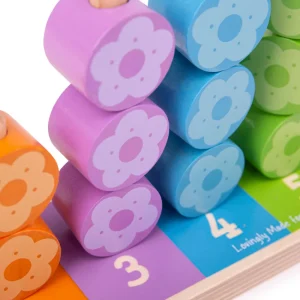 Best First Flower Stacker Wooden Puzzles And Activity Toys | Traditional Wooden Toys
