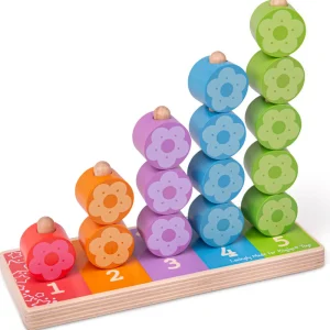 Best First Flower Stacker Wooden Puzzles And Activity Toys | Traditional Wooden Toys