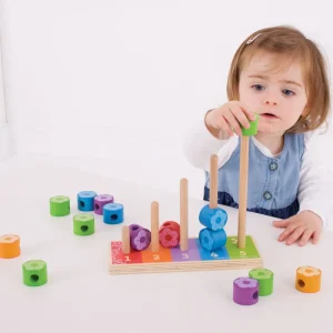 Best First Flower Stacker Wooden Puzzles And Activity Toys | Traditional Wooden Toys