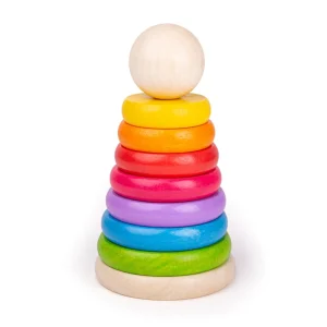Best First Rainbow Stacker Wooden Puzzles And Activity Toys | Traditional Wooden Toys