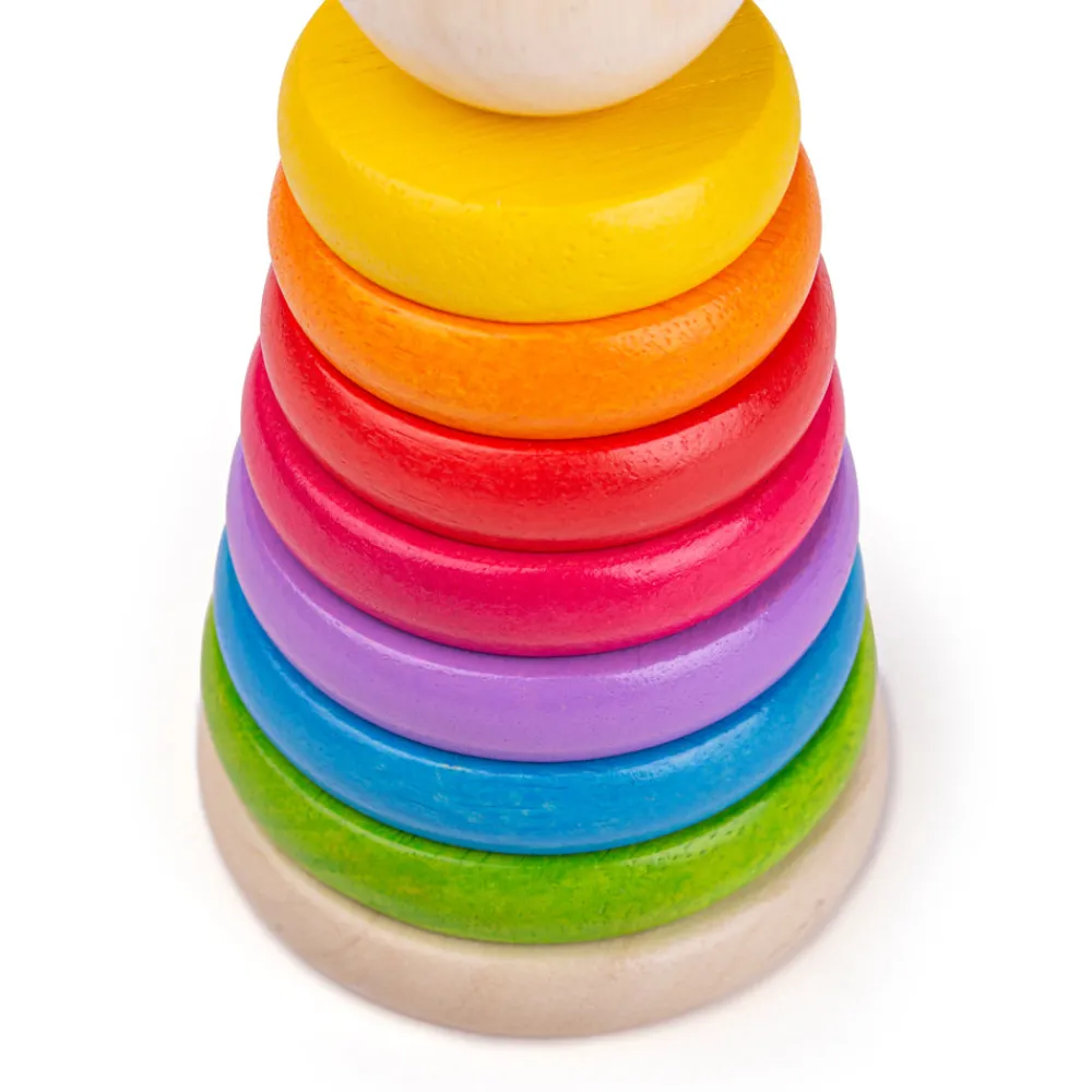 first_rainbow_stacker_1.webp Best First Rainbow Stacker Wooden Puzzles And Activity Toys | Traditional Wooden Toys