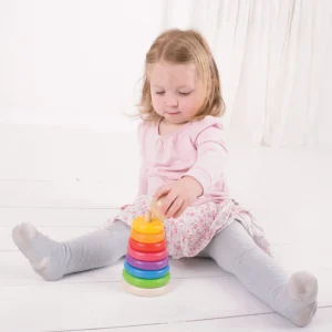 Best First Rainbow Stacker Wooden Puzzles And Activity Toys | Traditional Wooden Toys