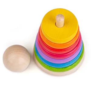 Best First Rainbow Stacker Wooden Puzzles And Activity Toys | Traditional Wooden Toys