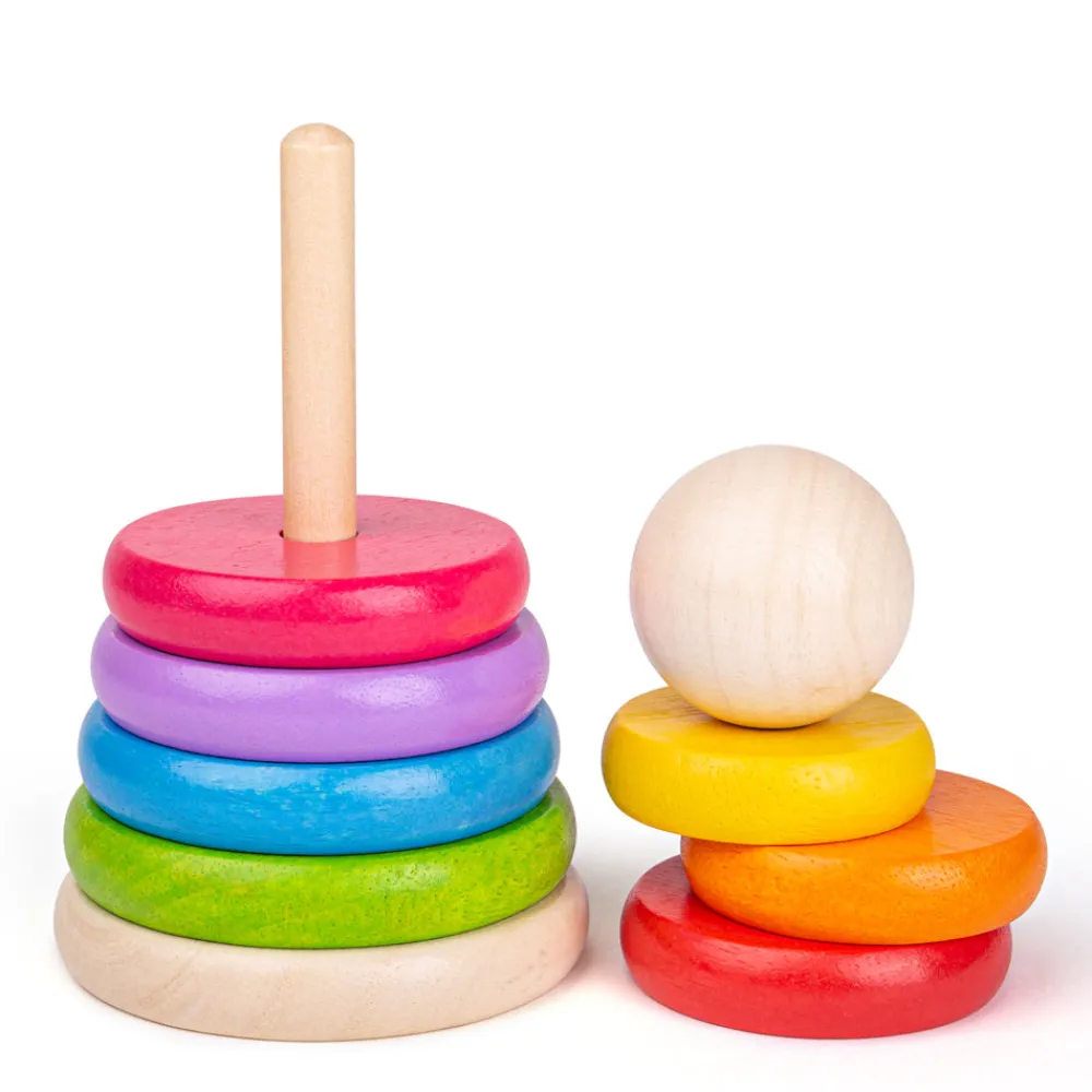 first_rainbow_stacker_2.webp Best First Rainbow Stacker Wooden Puzzles And Activity Toys | Traditional Wooden Toys