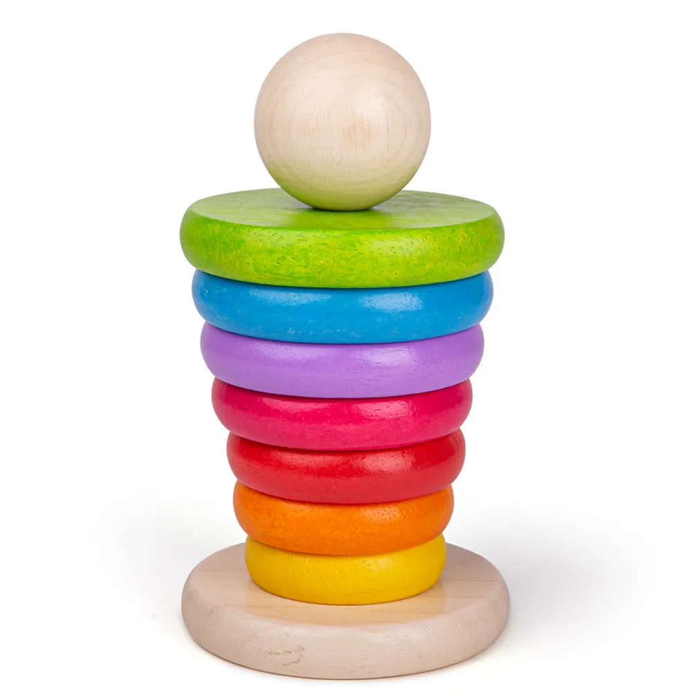 first_rainbow_stacker_4.webp Best First Rainbow Stacker Wooden Puzzles And Activity Toys | Traditional Wooden Toys