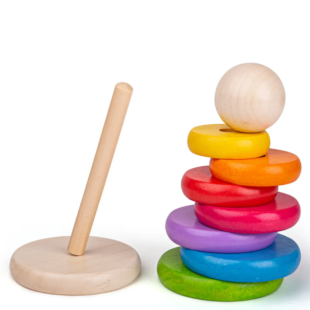 first_rainbow_stacker_5.webp Best First Rainbow Stacker Wooden Puzzles And Activity Toys | Traditional Wooden Toys