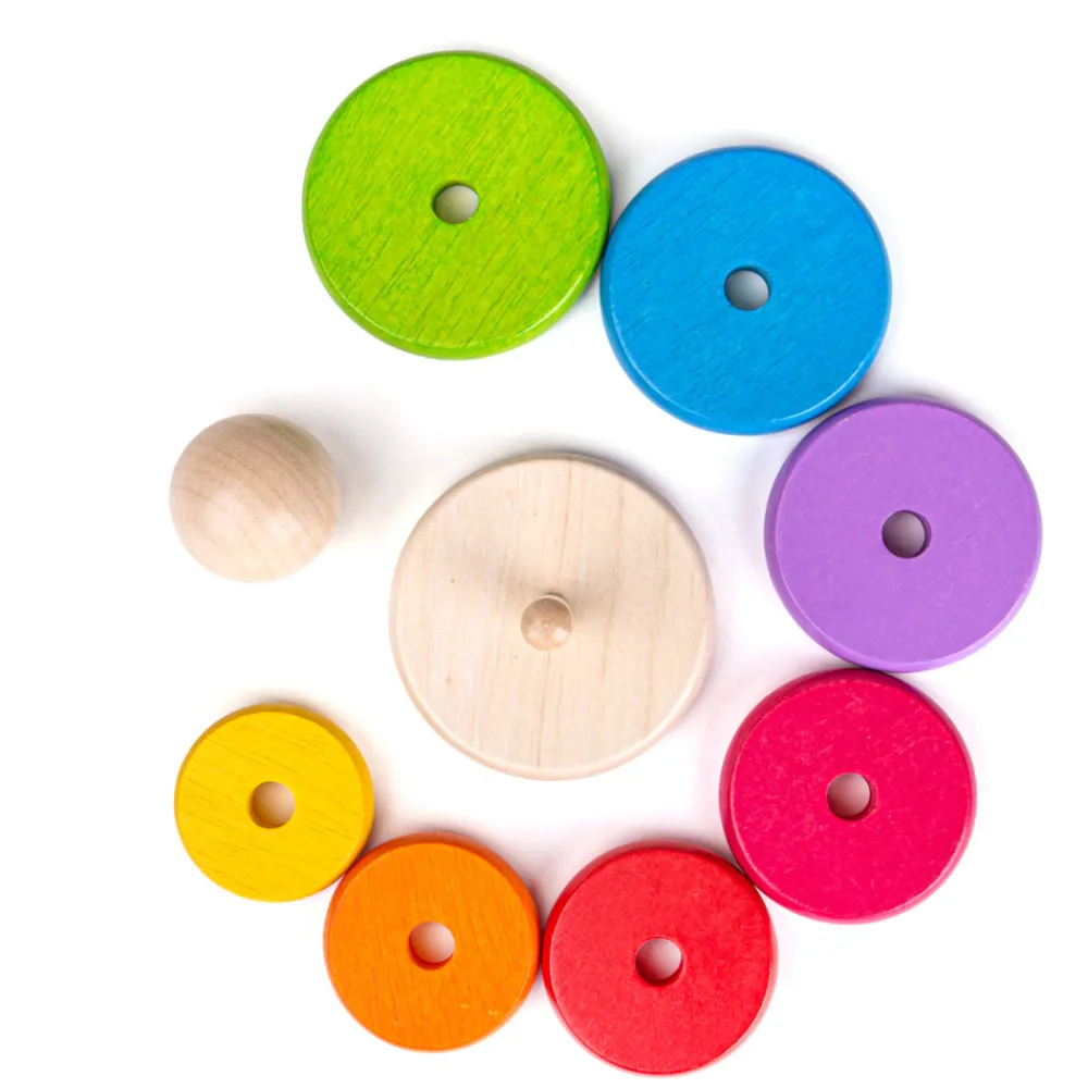 first_rainbow_stacker_8.webp Best First Rainbow Stacker Wooden Puzzles And Activity Toys | Traditional Wooden Toys