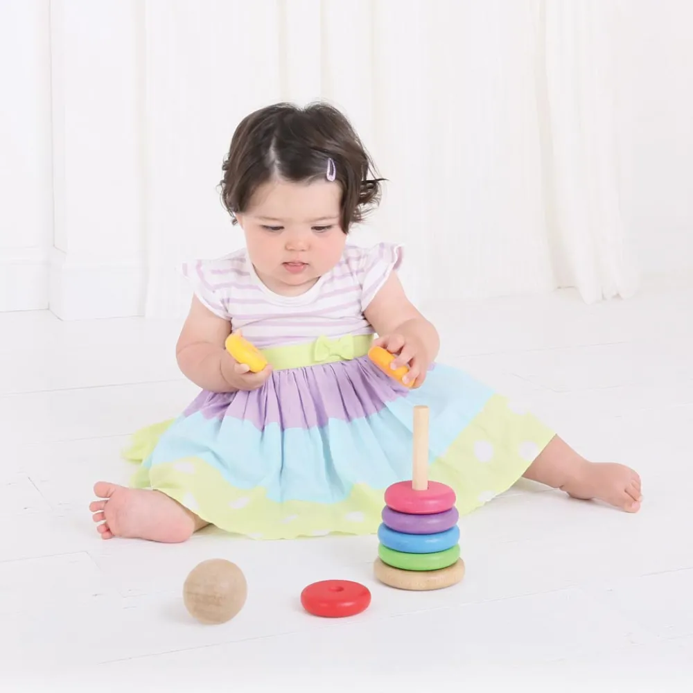 first_rainbow_stacker_9.webp Best First Rainbow Stacker Wooden Puzzles And Activity Toys | Traditional Wooden Toys