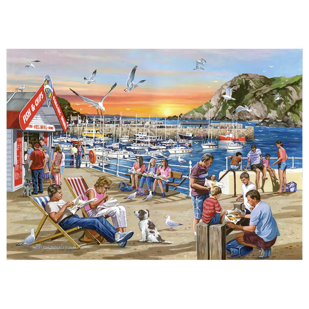 fish__chips___piece_jigsa_0.webp Sale Fish & Chips – 1000 Piece Jigsaw Puzzle Children's Wooden Puzzles