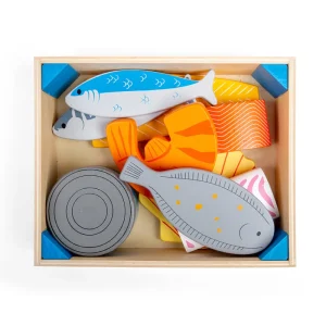New Fish Crate Shopping Role Play | Pretend Play Kitchens