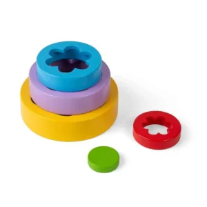 New Flower Tower Wooden Puzzles And Activity Toys | Traditional Wooden Toys