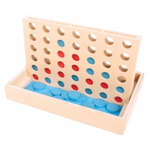 Online Four in a Row Traditional Wooden Games