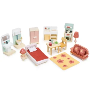 Discount Foxtail Villa (Pink) Wooden Doll’s Houses | Prams & Cradles