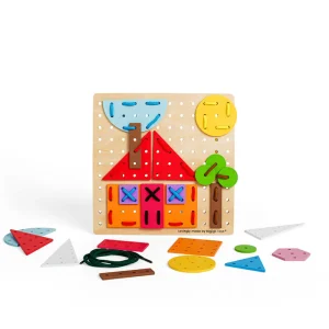 Discount Geometric Lace-a-Shape Kids Arts And Crafts Sets For Kids