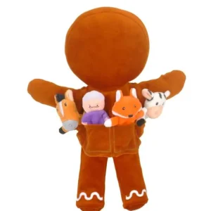Best Gingerbread Man Hand and Finger Puppet Set Puppet World