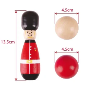 Hot Guardsman Skittles Wooden Puzzles And Activity Toys | Traditional Wooden Toys