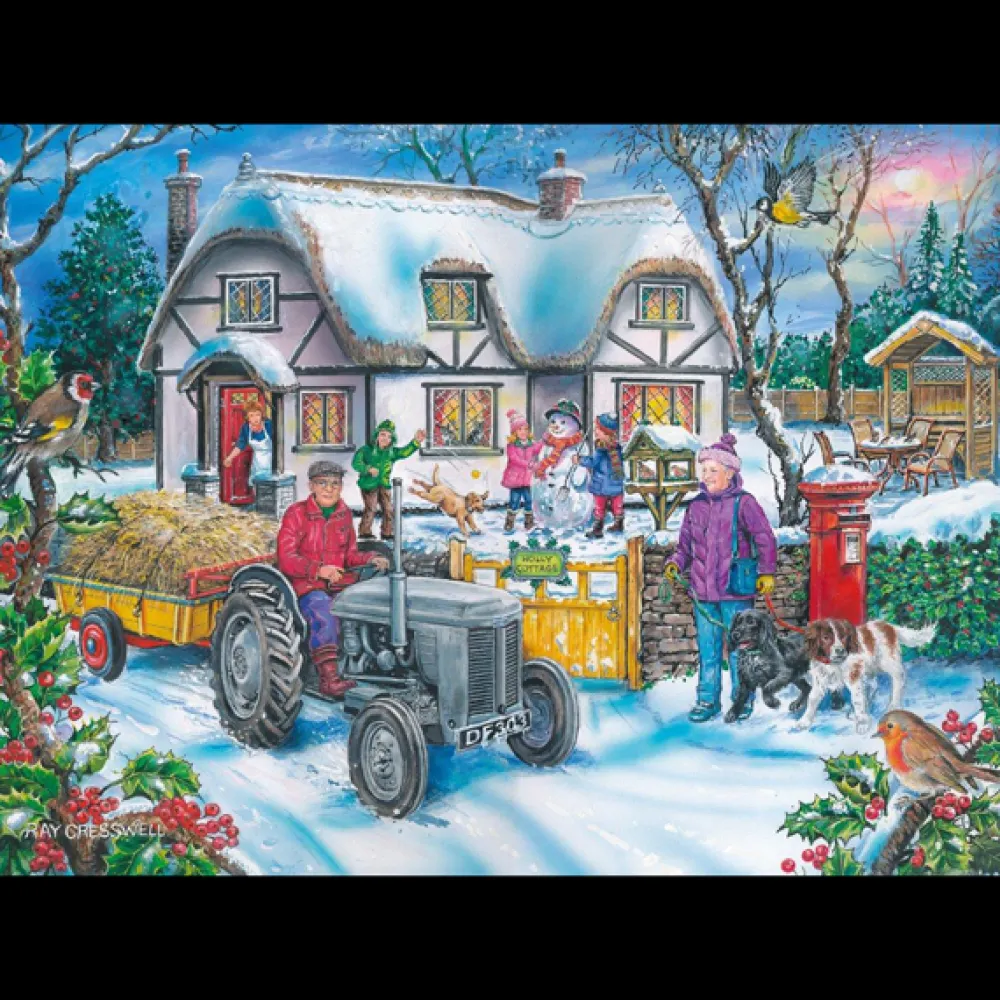 holly_cottage___piece_jig_0.webp Clearance Holly Cottage – 1000 Piece Jigsaw Puzzle Children's Wooden Puzzles