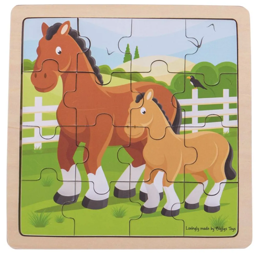horse__foal_puzzle_0.webp Best Horse & Foal Puzzle Wooden Puzzles And Activity Toys | Children's Wooden Puzzles