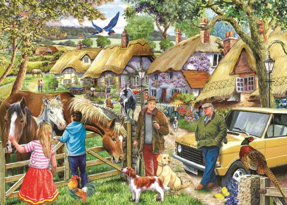 horses__hounds__big__piec_0.webp Sale Horses & Hounds – BIG 500 Piece Jigsaw Puzzle Children's Wooden Puzzles