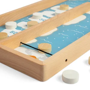 Fashion Ice Puck Game Traditional Wooden Games