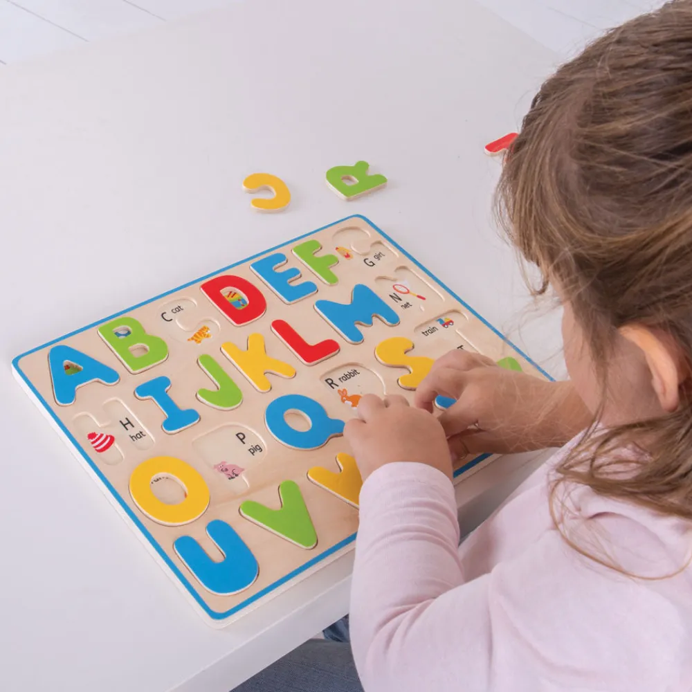 inset_puzzle_uppercase_al_3.webp Online Inset Puzzle Uppercase Alphabet Wooden Puzzles And Activity Toys | Children's Wooden Puzzles