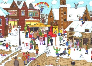 Outlet It’s Cold Outside – 1000 Piece Jigsaw Puzzle Children's Wooden Puzzles