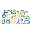 Discount Jar of 24 Pastry Cutters Wooden Toy Food Sets