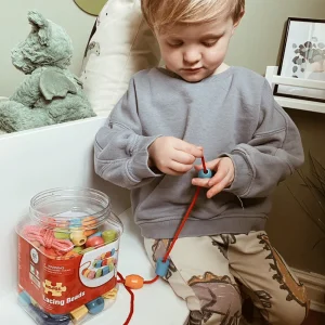 Clearance Jar of Lacing Beads Kids Activity Toys & Games | Arts And Crafts Sets For Kids