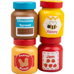Online Jars & Spreads Play Shop Cook And Share | Wooden Toy Food Sets
