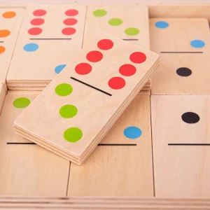 Outlet Jumbo Dominoes Traditional Wooden Games