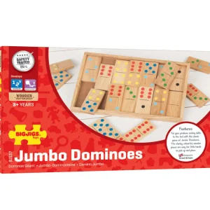 Outlet Jumbo Dominoes Traditional Wooden Games