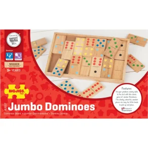 Outlet Jumbo Dominoes Traditional Wooden Games