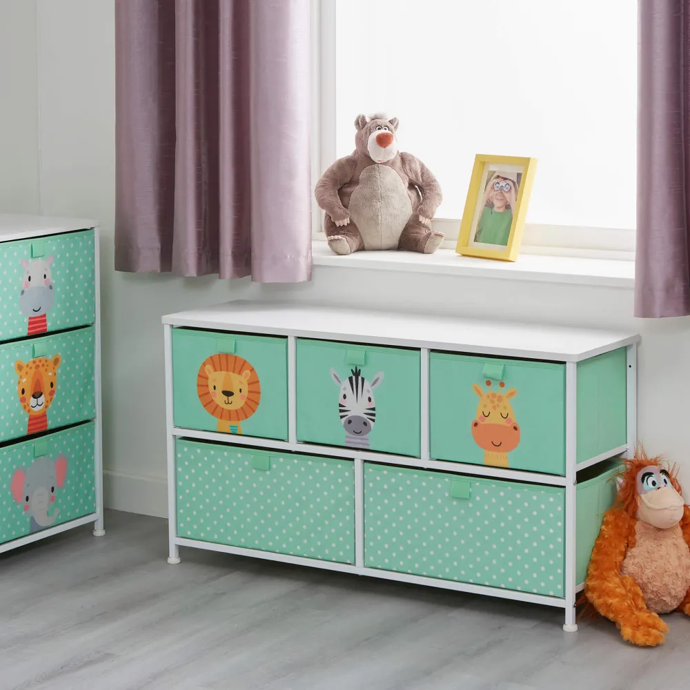 jungle__drawer_kids_stora_1-1.webp Online Jungle 5 Drawer Kids Storage Chest Kids Kid’s Furniture