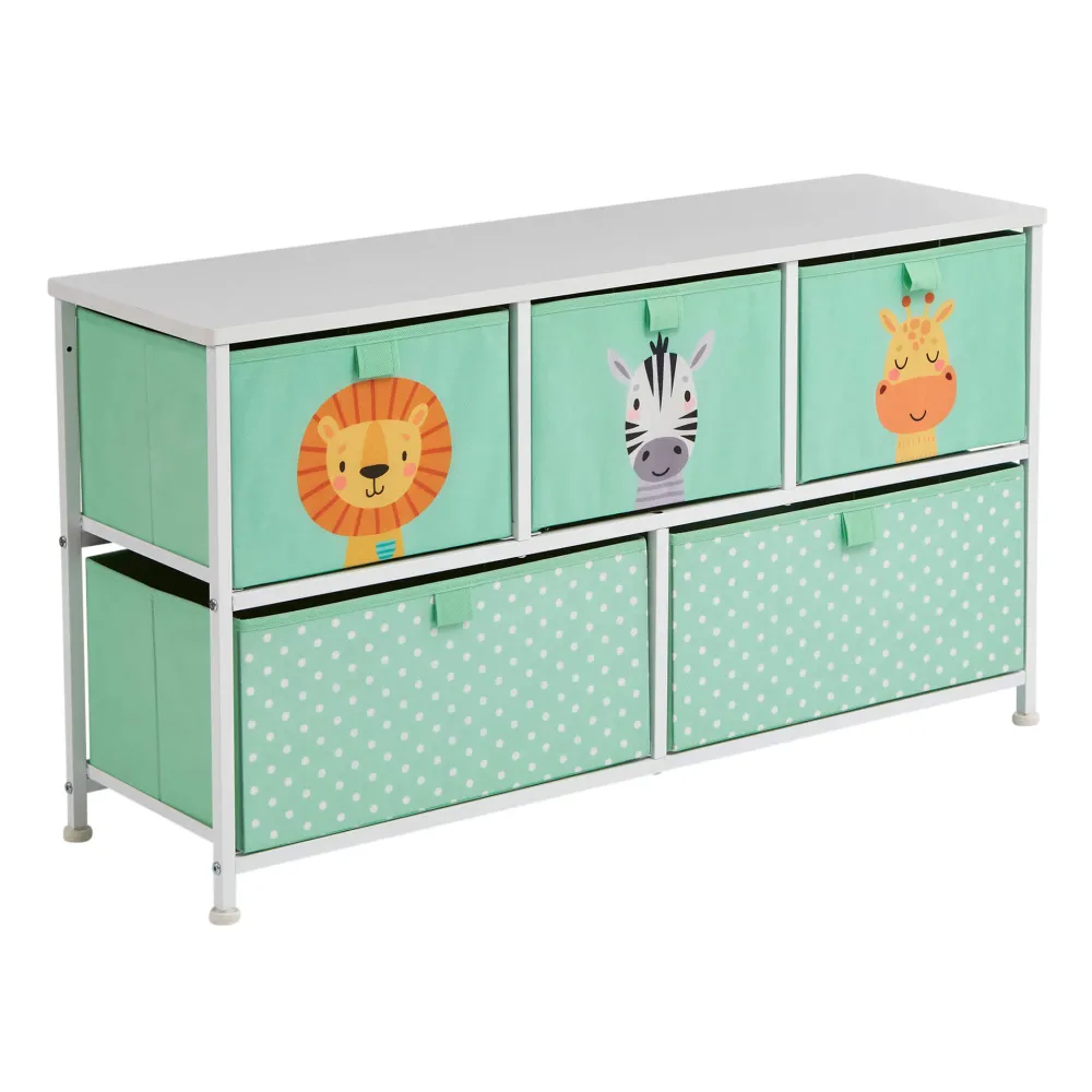 jungle__drawer_kids_stora_2-1.webp Online Jungle 5 Drawer Kids Storage Chest Kids Kid’s Furniture