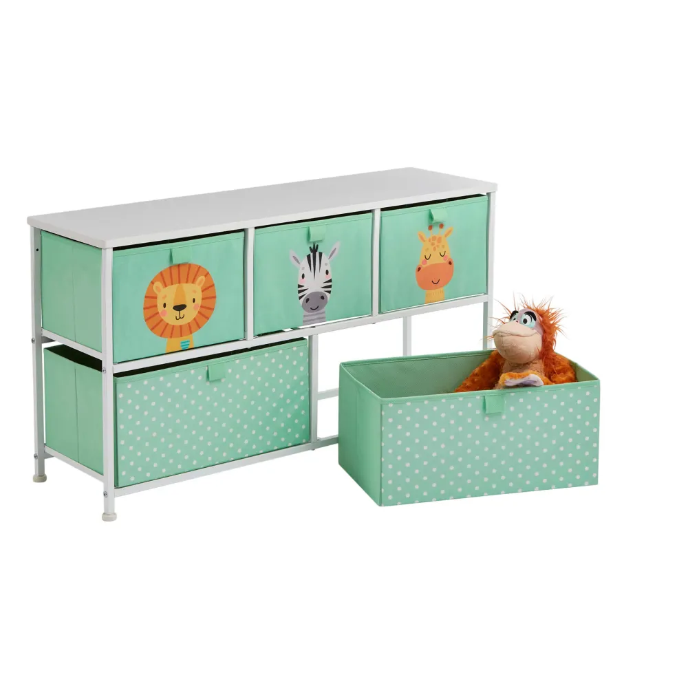 jungle__drawer_kids_stora_5-1.webp Online Jungle 5 Drawer Kids Storage Chest Kids Kid’s Furniture