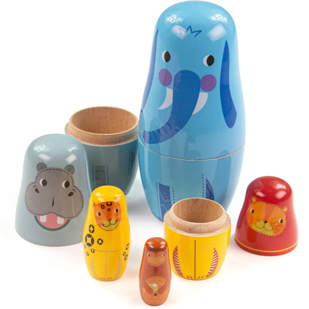 jungle_animal_nesting_dol_0.webp Outlet Jungle Animal Nesting Dolls Kids Kids Room Accessories | Wooden Farm Sets & Animal Toys
