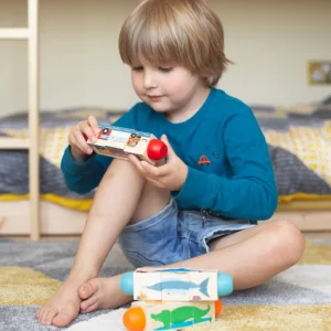 Sale Jungle Twist Blocks Wooden Puzzles And Activity Toys | Activity Toys & Games