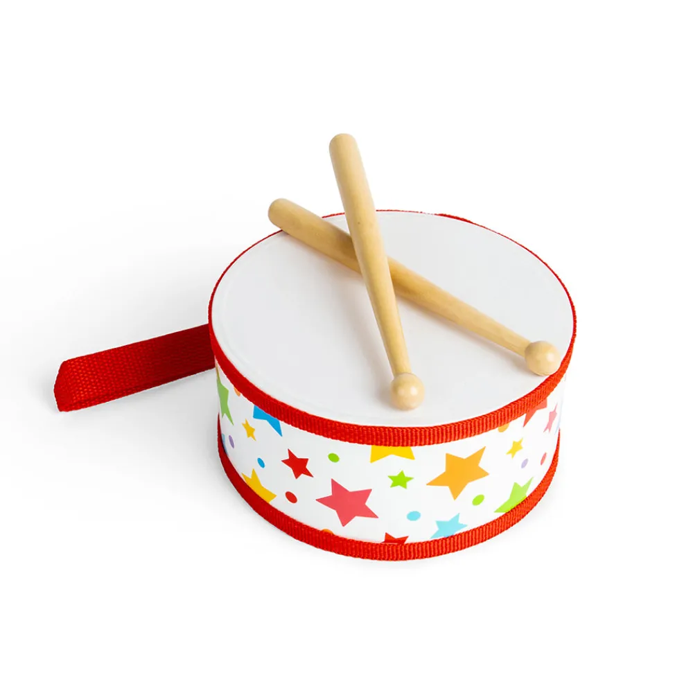 junior_drum_0.webp Outlet Junior Drum Traditional Wooden Toys | Gifts For 5 Yr Olds