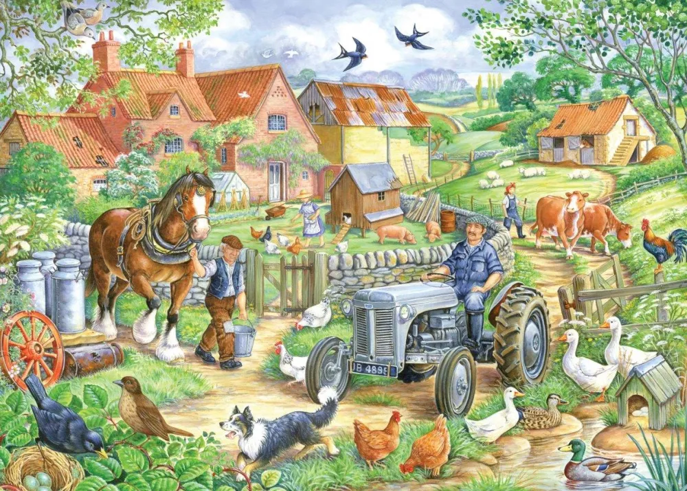 keeping_busy__big__piece__0.webp New Keeping Busy – BIG 250 Piece Jigsaw Puzzle Children's Wooden Puzzles