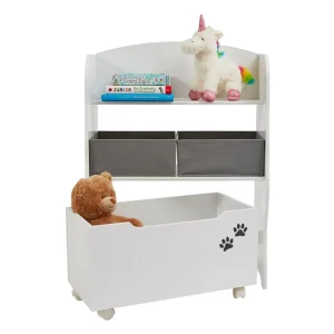 Hot Kids Cat and Dog Storage Unit with Roll-Out Toy Box Kids Kid’s Furniture