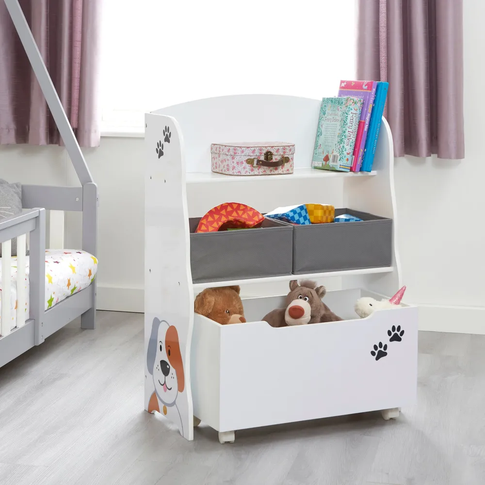 kids_cat_and_dog_storage__3.webp Hot Kids Cat and Dog Storage Unit with Roll-Out Toy Box Kids Kid’s Furniture