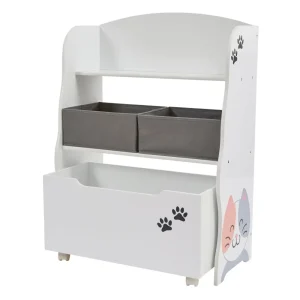 Hot Kids Cat and Dog Storage Unit with Roll-Out Toy Box Kids Kid’s Furniture