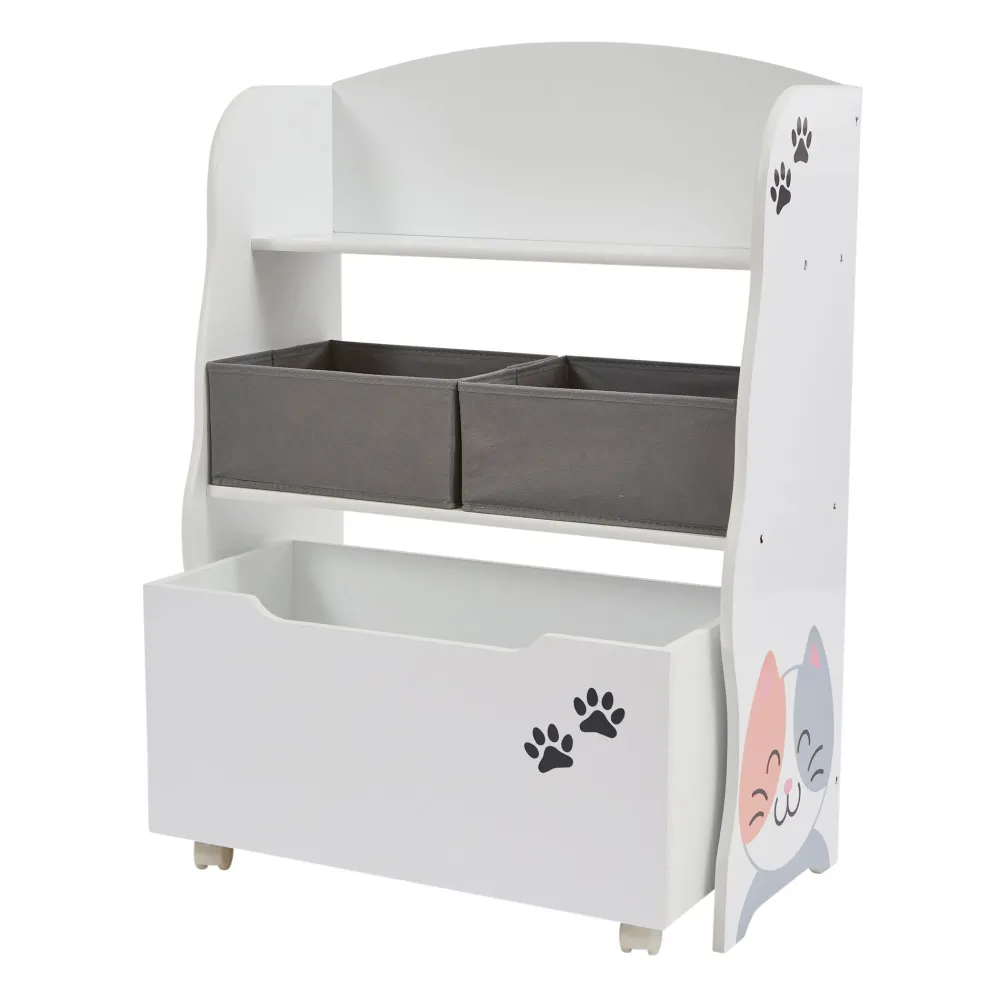 kids_cat_and_dog_storage__6.webp Hot Kids Cat and Dog Storage Unit with Roll-Out Toy Box Kids Kid’s Furniture