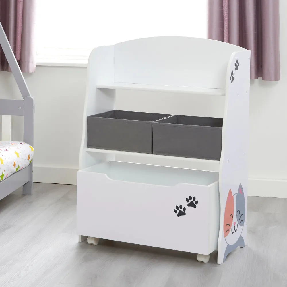 kids_cat_and_dog_storage__8.webp Hot Kids Cat and Dog Storage Unit with Roll-Out Toy Box Kids Kid’s Furniture
